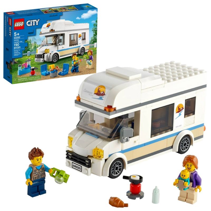 Photo 1 of LEGO City Holiday Camper Van 60283; Cool Vacation Toy for Kids (190 Pieces)
