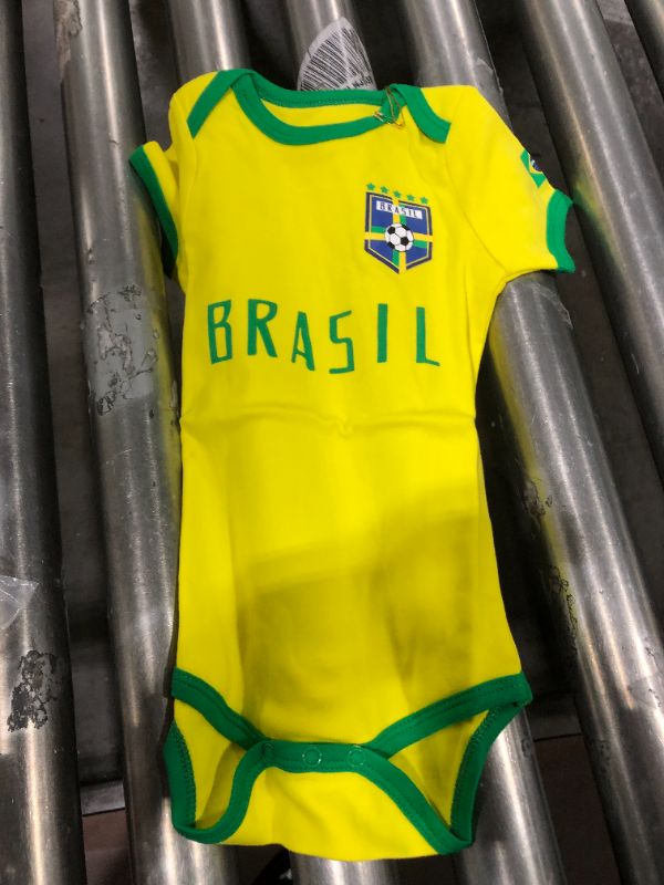 Photo 1 of BABY BRAZIL SOCCER TEAM SHIRT 12-18M 