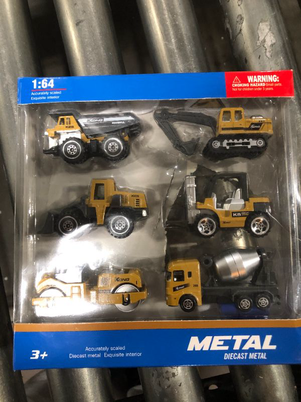 Photo 1 of Alloy Construction Engineering Vehicle Toys Set 12 Pack Stacker