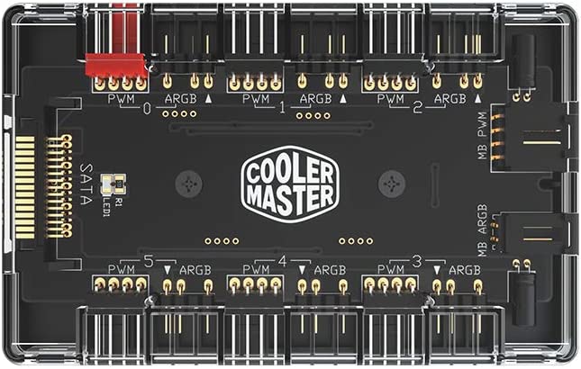 Photo 1 of Cooler Master ARGB & PWM HUB 1 to 6 Port
