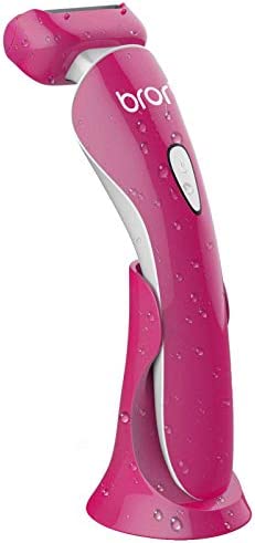 Photo 1 of Brori Electric Razor for Women - Womens Shaver Bikini Trimmer Body Hair Removal for Legs and Underarms Rechargeable Wet and Dry Painless Cordless with LED Light

