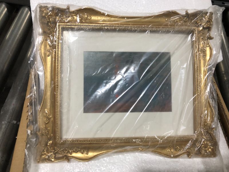 Photo 1 of 8 X 10 GOLDEN BAROQUE PHOTO FRAME