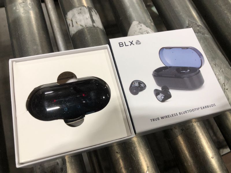 Photo 2 of BLX Wireless Earbuds - Earphones with 5.1 Bluetooth Technology, Dual Microphones, and Charging Case
