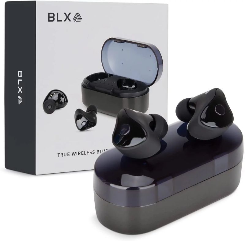 Photo 1 of BLX Wireless Earbuds - Earphones with 5.1 Bluetooth Technology, Dual Microphones, and Charging Case
