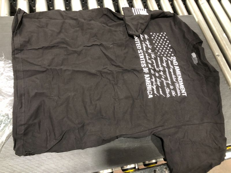 Photo 1 of 2ND AMENDMENT TEE SHIRT, BLACK, SIZE XL