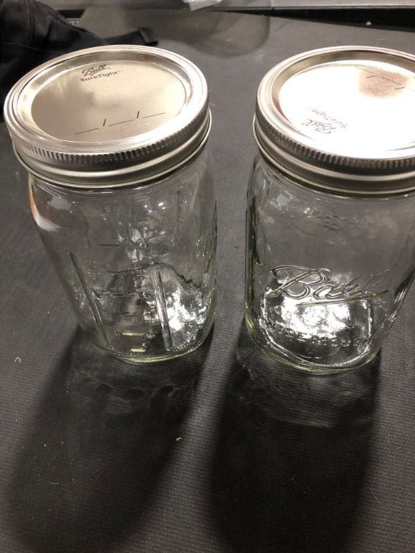 Photo 2 of 2 GLASS JARS
