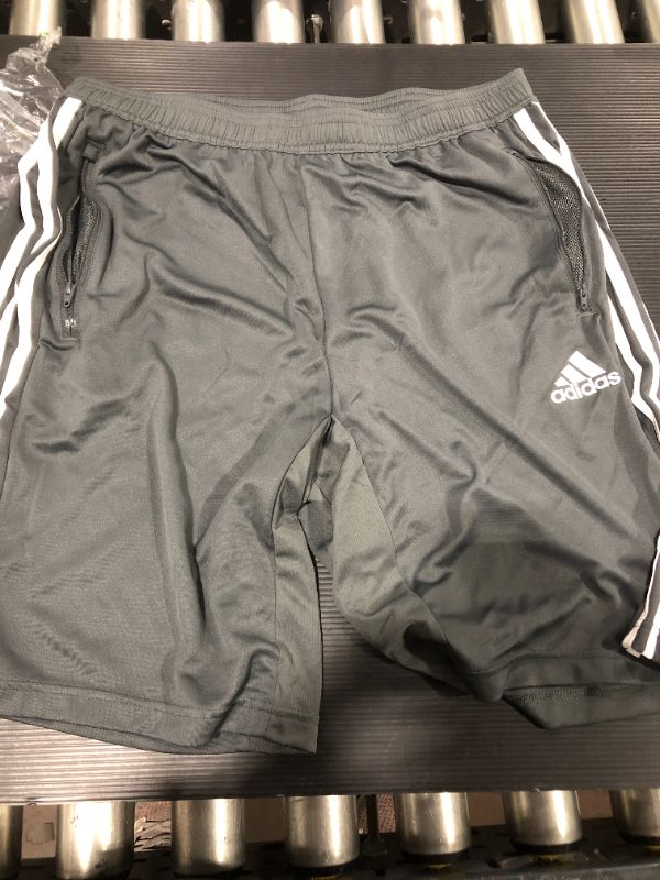 Photo 1 of ADIDAS ATHLETIC SHORTS - GREY - MENS L