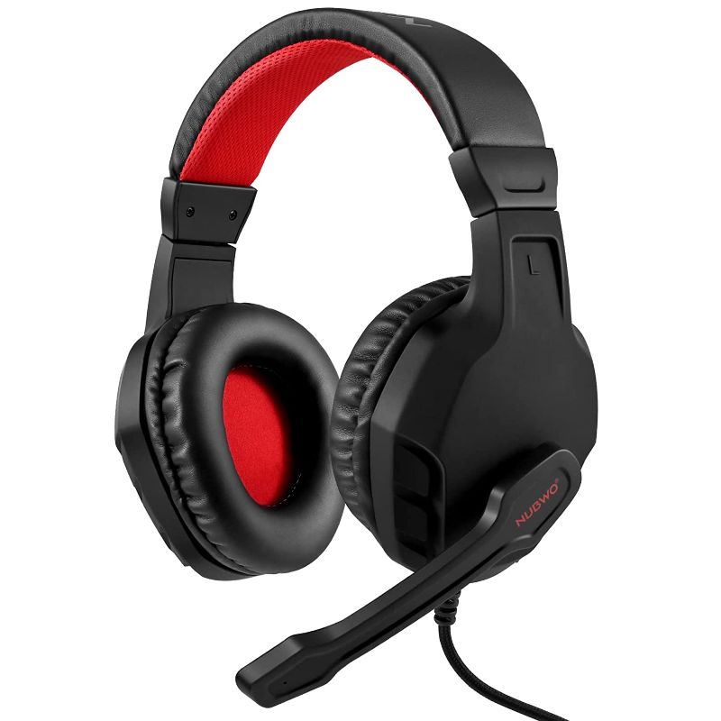 Photo 1 of NUBWO U3 headset )black and red)