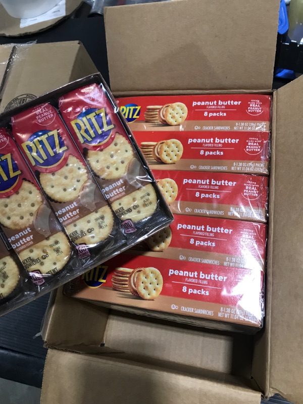 Photo 1 of 2 Pack of RITZ Peanut Butter Sandwich Crackers 