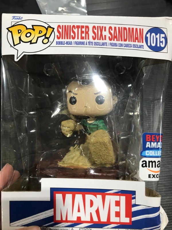 Photo 2 of Funko Pop! Marvel Sinister Six: Sandman Beyond Amazing Collection Amazon Exclusive Figure