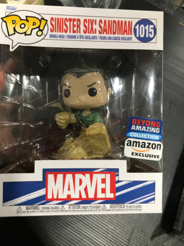Photo 1 of Funko Pop! Marvel Sinister Six: Sandman Beyond Amazing Collection Amazon Exclusive Figure