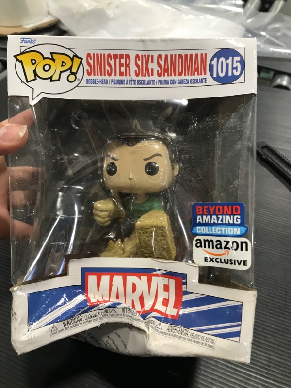 Photo 1 of Funko Pop! Marvel Sinister Six: Sandman Beyond Amazing Collection Amazon Exclusive Figure