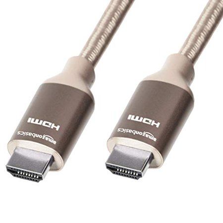 Photo 1 of Basics 10.2 Gbps High-Speed 4K HDMI Cable with Braided Cord 6-Foot Gold
