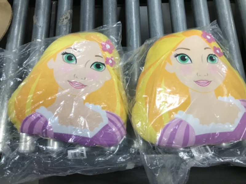 Photo 2 of 2 CT Disney Princess Character Head 13-Inch Plush Rapunzel, Tangled, Soft Pillow Buddy Toy for Kids, by Just Play
