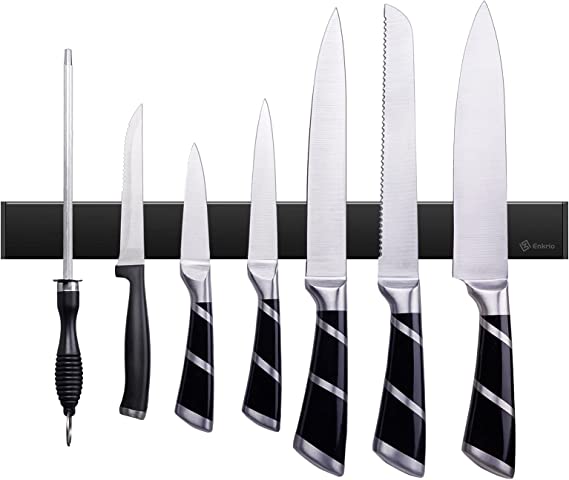 Photo 1 of  Magnetic Knife Holder for Wall, 16 Inch Black