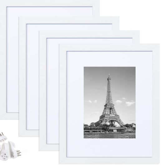 Photo 1 of 8x10 White Frame Set of 4