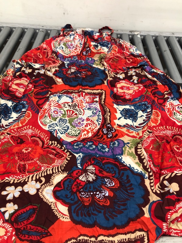 Photo 1 of ANKLE LENGTH MULTICOLOR FLORAL DRESS SIZE XL 