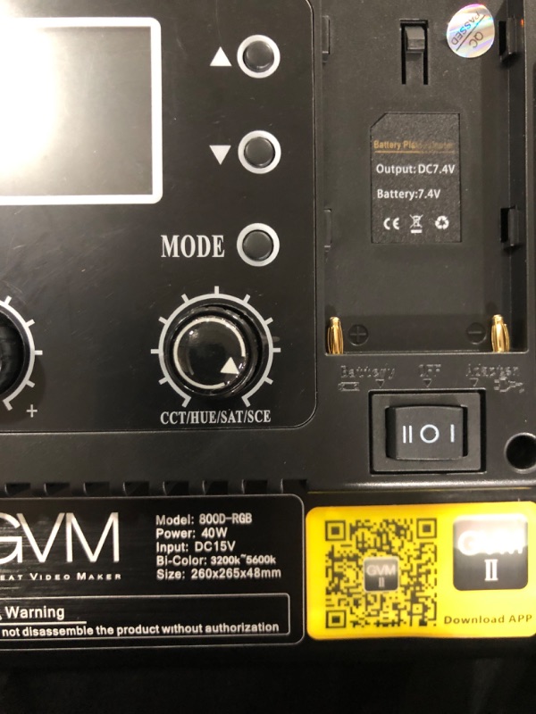 Photo 1 of GVM RGB LED Video Lighting Kit, 800D Studio Video Lights with APP Control, Video Lighting Kit for YouTube Photography Lighting, 3 Packs Led Light Panel, 3200K-5600K, 8 Kinds of The Scene Lights
