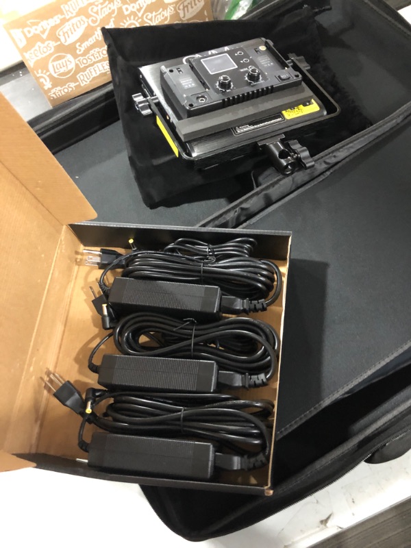 Photo 1 of GVM RGB LED Video Lighting Kit, 800D Studio Video Lights with APP Control, Video Lighting Kit for YouTube Photography Lighting, 3 Packs Led Light Panel, 3200K-5600K, 8 Kinds of The Scene Lights