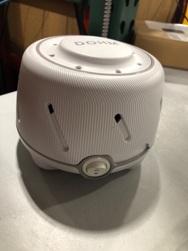 Photo 2 of Marpac Yogasleep Dohm (White/Gray) The Original White Noise Machine, Relaxing Natural Sound from a Real Fan, Sleep Aid & Noise Cancelling For Adults & Baby, Office Privacy & Meditation, Baby Registry
