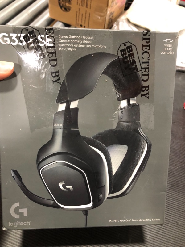 Photo 2 of Logitech G332 SE Stereo Gaming Headset for PC, PS4, Xbox One, Nintendo Switch