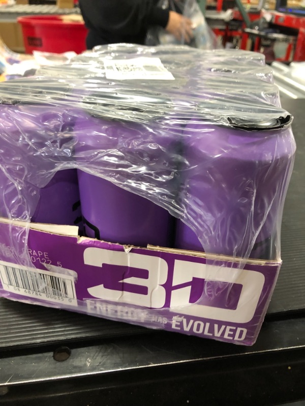 Photo 2 of 3D Energy Drink - Purple - 12 Pack