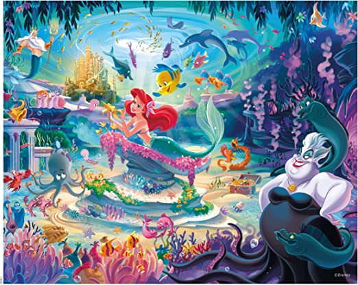Photo 1 of Ceaco - Disney Princess - The Little Mermaid - Oversized 1000 Piece Jigsaw Puzzle