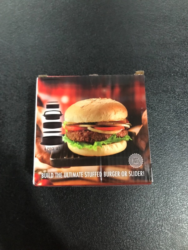 Photo 1 of  Burger Press Patty Maker, Non-Stick Hamburger Mold Kit for Easily Making Delicious Stuffed Burgers