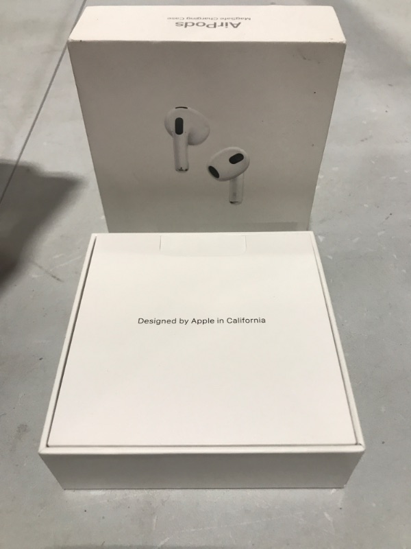 Photo 4 of Apple AirPods (3rd Generation) Wireless Earbuds with MagSafe Charging Case