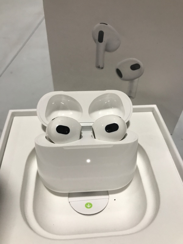 Photo 3 of Apple AirPods (3rd Generation) Wireless Earbuds with MagSafe Charging Case