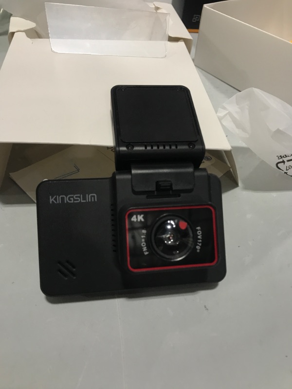 Photo 2 of Kingslim D4 4K Dual Dash Cam with Built-in WiFi GPS