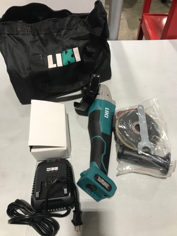 Photo 2 of 20V Cordless Angle Grinder, 4-1/2''Cordless Grinders, Metal Cut Off /Polish Tool, With 2.0Ah Battery& Charger, For Cutting And Grinding
