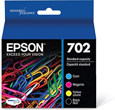 Photo 1 of EPSON T702 DURABrite Ultra -Ink Standard Capacity Black & Color -Cartridge Combo Pack (T702120-BCS) for select Epson WorkForce Pro Printers
