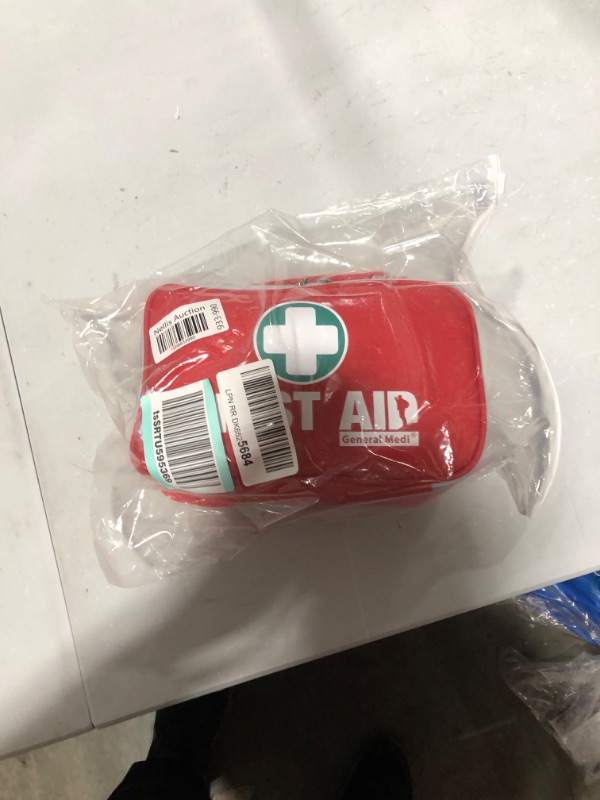 Photo 2 of 2-in-1 First Aid Kit (215 Piece) + Bonus 43 Piece Mini First Aid Kit -Includes Eyewash, Ice(Cold) Pack, Moleskin Pad and Emergency Blanket