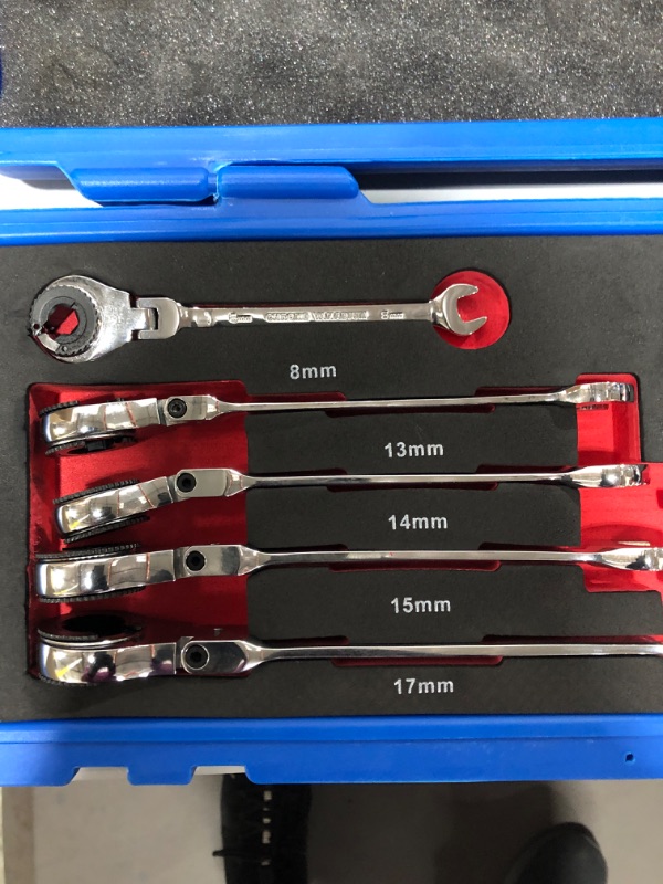 Photo 3 of Anbull ratcheting wrench set 8mm to 17mm