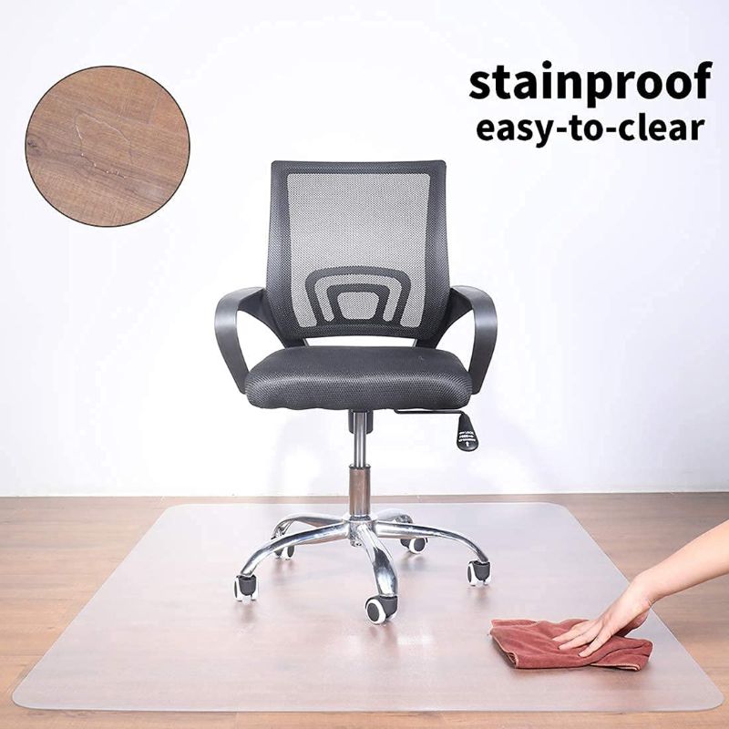 Photo 1 of Premium Office Chair Mat for Hard Wood Floors, Clear Floor Mat for for Rolling Chairs, Heavy Duty Floor Protectors for Home Office, Anti-Slip, Easy to Clean
unknown size !!