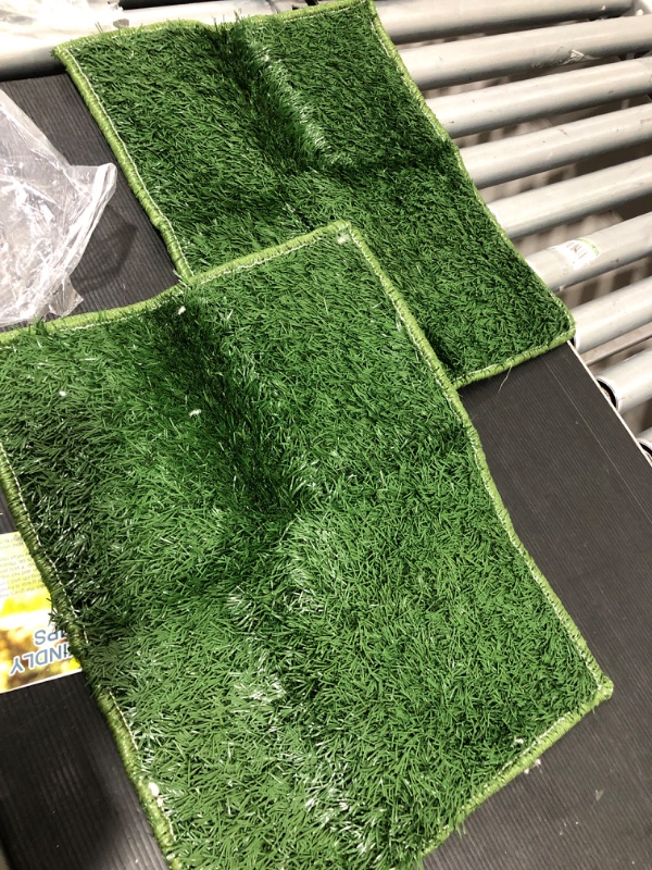 Photo 1 of 2 PACK ARTIFICAL GRASS MARTS 14IN X 18IN 