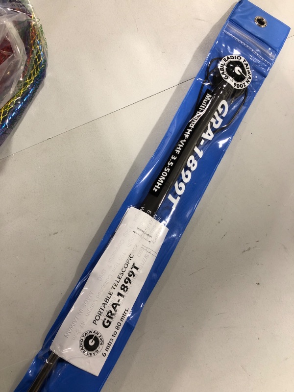 Photo 2 of GRA-1899T multiband HF VHF (80m-6m) 3.5-50MHz Handheld Portable Telescopic Antenna Max QRP for YAESU FT-817 FT-817ND FT-818 FT-857D MFJ X5105 or KX3 ICOM IC-705, BNC