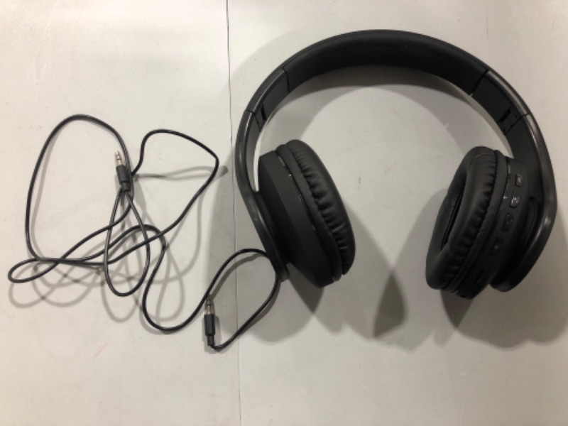 Photo 2 of Wireless Bluetooth Headphones Over-Ear with Deep Bass No Case 