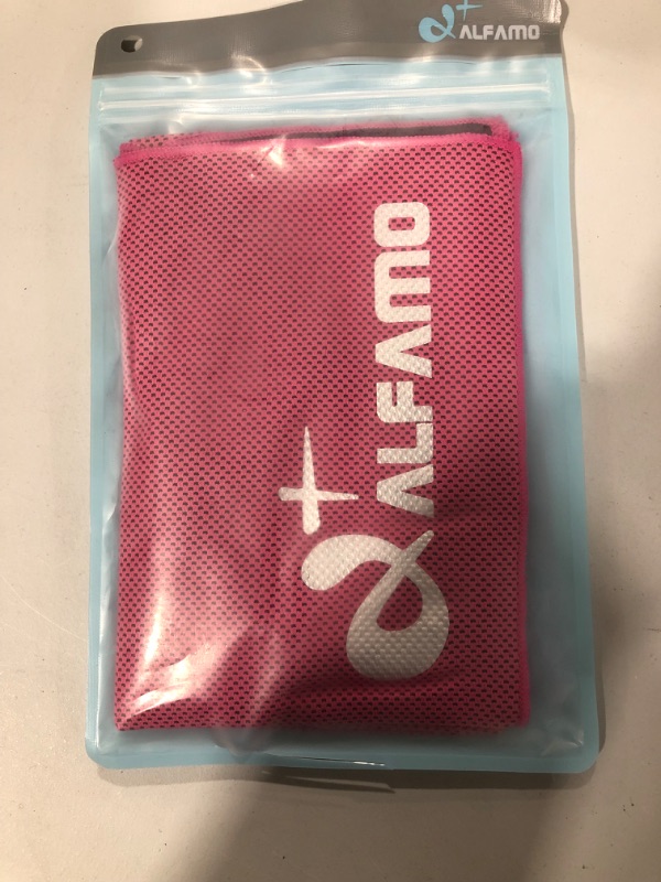 Photo 1 of Alfamo Cooling Towel for Sports, Workout, Fitness, Gym, Yoga, Pilates, Travel, Camping & More
