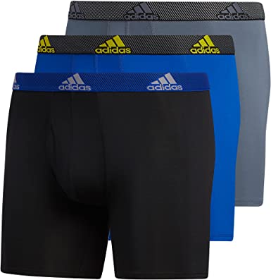 Photo 1 of adidas Men's Performance Boxer Brief Underwear (3-Pack) 2XL
