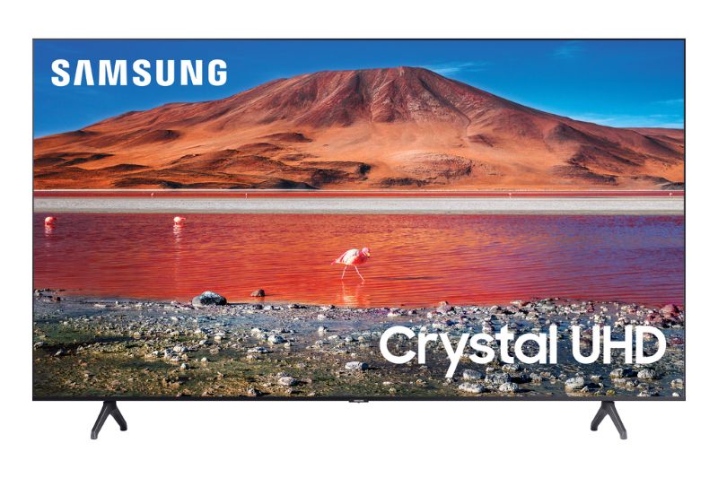 Photo 1 of Samsung Crystal TU7000 UN43TU7000F 42.5" Smart LED-LCD TV - 4K UHDTV - Titan Gray, Black - LED Backlight - Alexa, Google Assistant Supported