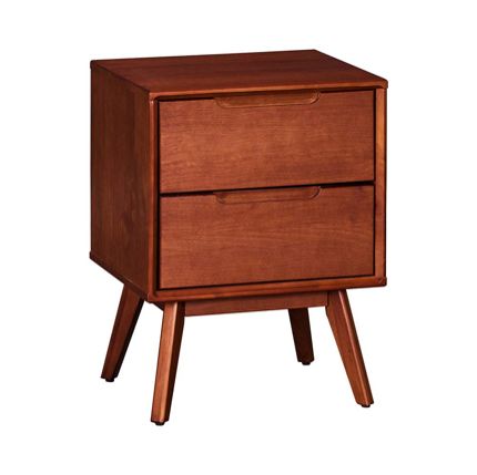 Photo 1 of  MUSEHOMEINC. California Mid-Century Classic Style Wood Nightstand/End Table with Drawers 