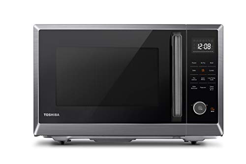 Photo 1 of  Toshiba ML2-EC10SA(BS) 4-in-1 Microwave Oven with Healthy Air Fry, Convection Cooking, Easy-clean Interior and ECO Mode, 1.0 Cu.ft, Black Stainless St 