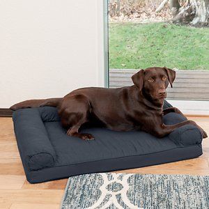Photo 1 of  FurHaven Quilted Orthopedic Sofa Cat & Dog Bed W/ Removable Cover, Iron Gray, Large 