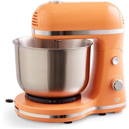 Photo 1 of  Dash Delish by Dash Stand Mixer, Orange 