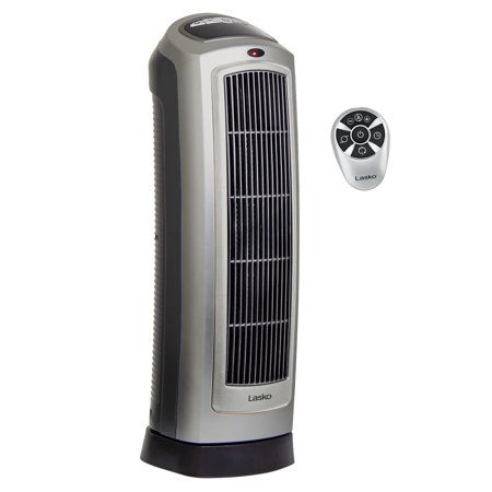 Photo 1 of  Lasko 1500W Digital Ceramic Space Heater with Remote 755320 Silver 