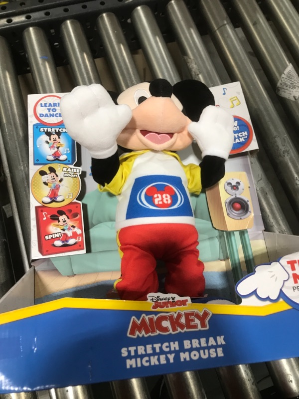 Photo 2 of Mickey Mouse Stretch Break Feature Plush