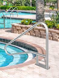 Photo 1 of Pool Railing Stainless Steel  Rustproof Pool Handrail