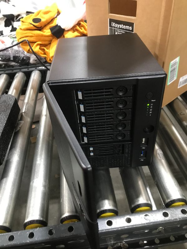 Photo 2 of TrueNAS Mini X+ Compact ZFS Storage Server with 5+2 Drive Bays, 32GB RAM, Eight Core CPU, Dual 10 Gigabit Network (Diskless)
